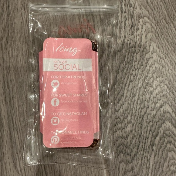 Icing Sparkly/Bling Multi Color Phone Case. New in clear pouch - Picture 2 of 5